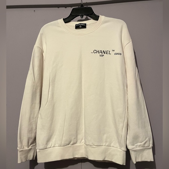 CHANEL Sweaters - CC Crewneck Sweatshirt with Back Logo